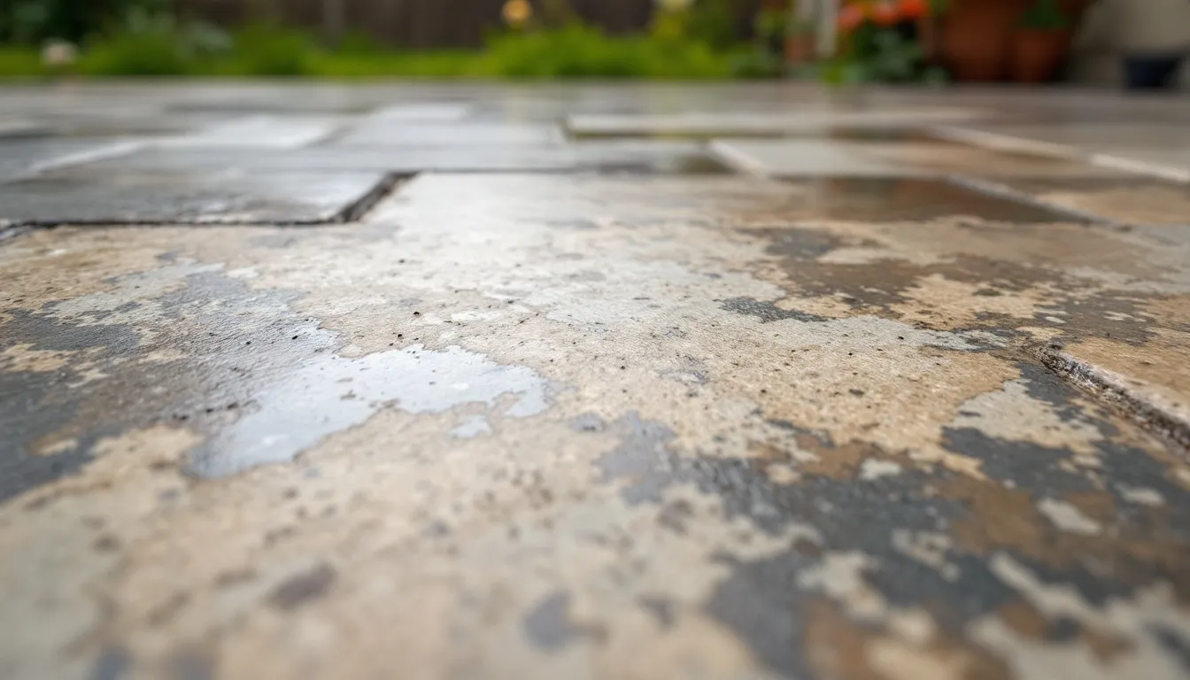 Stamped Concrete Sealer Peeling