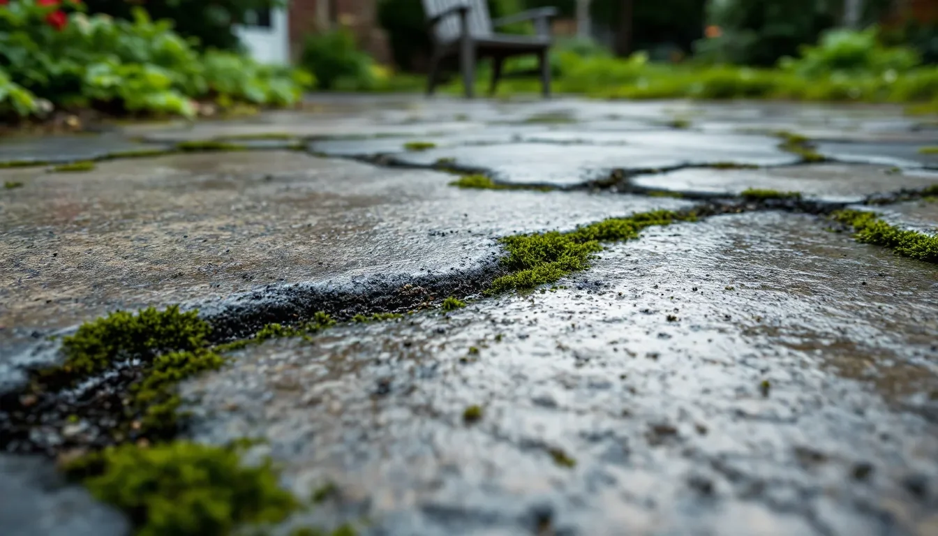 Stamped Concrete Walkway Installation in Asheville