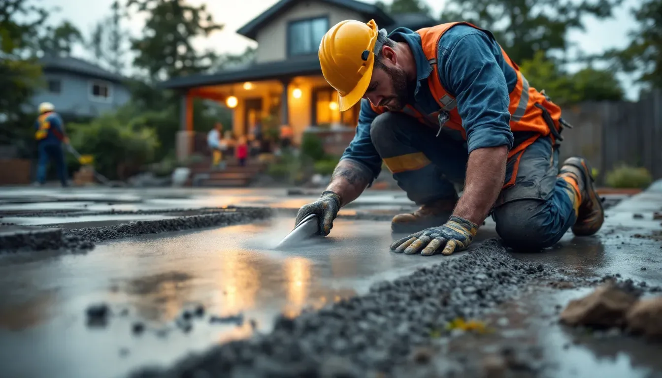 Stamped Concrete Repair in Asheville